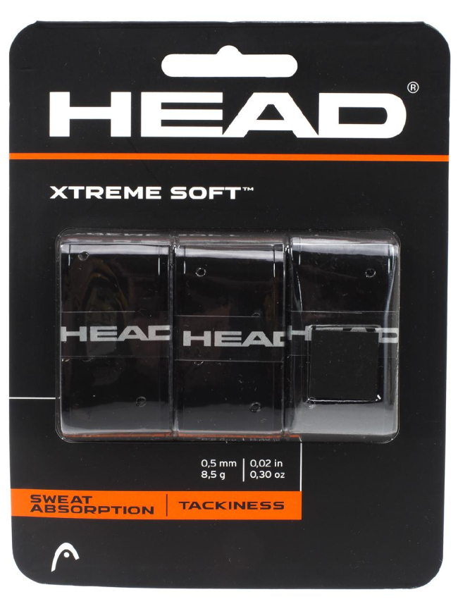 Grip de remplacement xtreme softy noir - Head