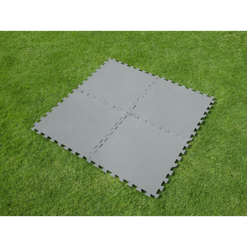 Tapis De Sol Pour Piscine Extérieure - Protection Antibactérienne Pour Liner 370x370 Cm