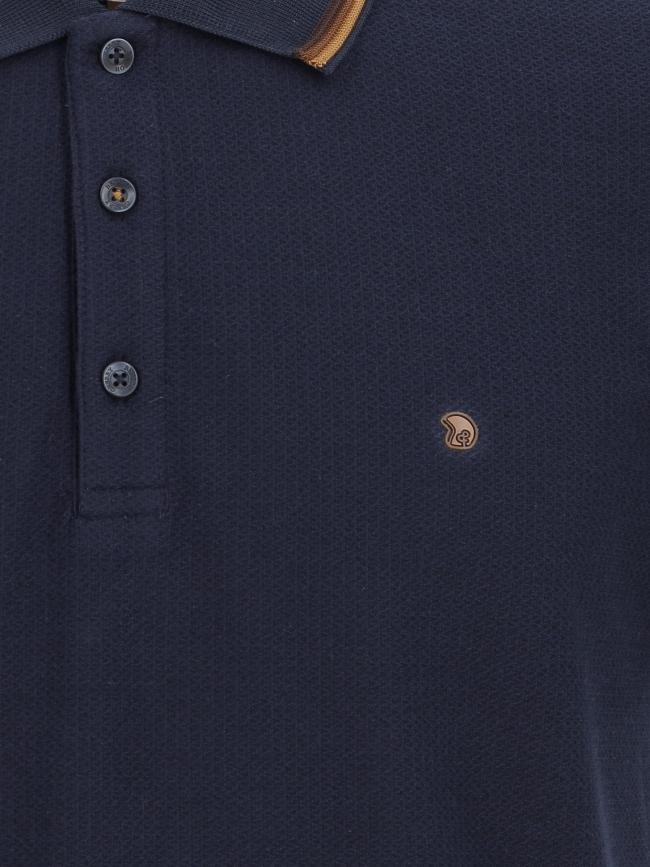Polo gac uni bleu marine homme - Benson & Cherry