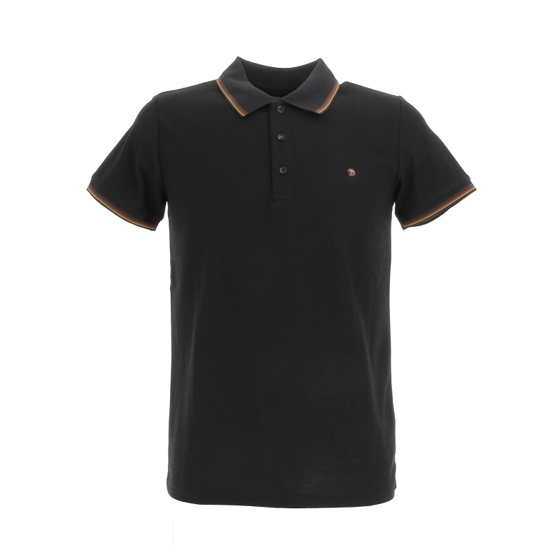 Polo gac uni noir homme - Benson & Cherry