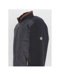 Veste schetland classic bleu marine homme - Benson & Cherry