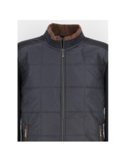 Veste schetland classic bleu marine homme - Benson & Cherry