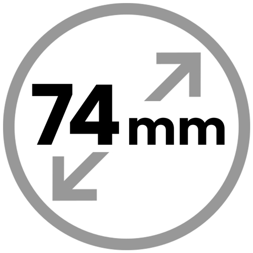 74mm